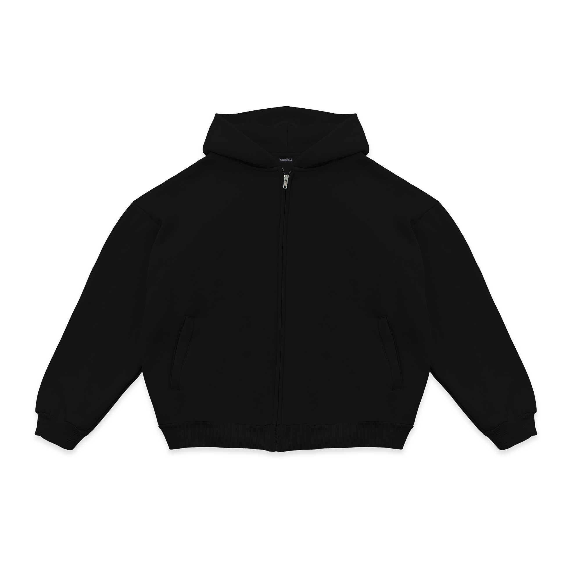 Celestial Zipped Hoodie Stone